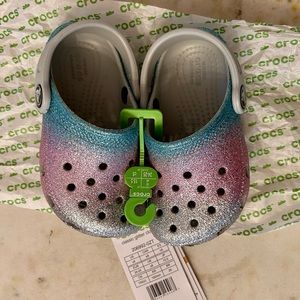 Crocs Glitter Clogs - Brand New